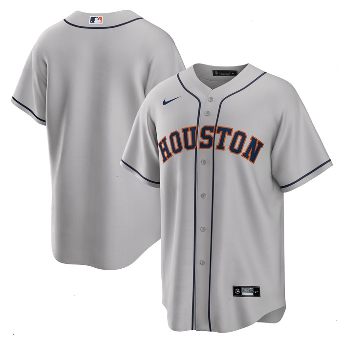 Houston Astros Nike Road Replica Team Jersey - Gray