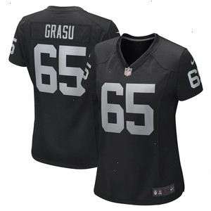 Hroniss Grasu Las Vegas Raiders Nike Women's Game Player Jersey - Black