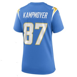 Hunter Kampmoyer Los Angeles Chargers Nike Women's Game Player Jersey - Powder Blue