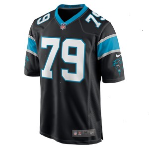 Ikem Ekwonu Carolina Panthers Nike Player Game Jersey - Black