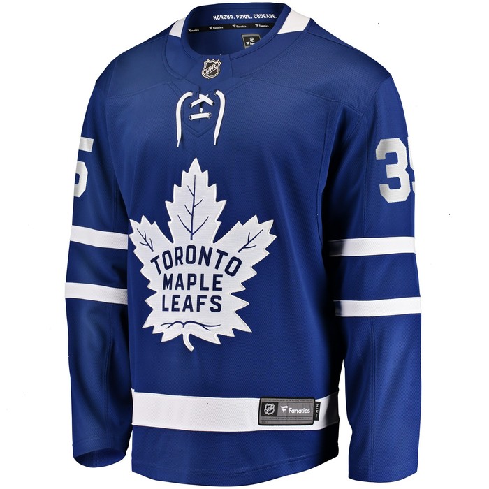 Ilya Samsonov Toronto Maple Leafs Fanatics Branded Home Breakaway Player Jersey - Blue