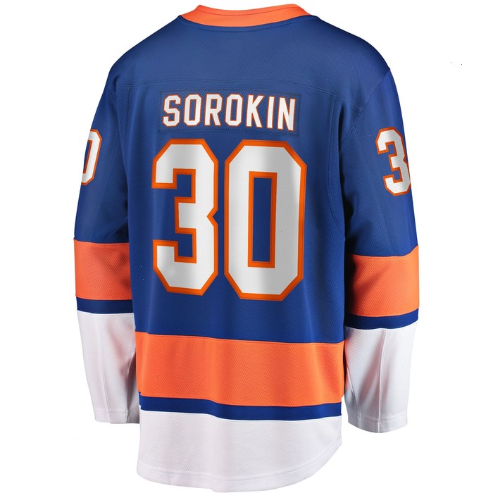 Ilya Sorokin New York Islanders Fanatics Branded Home Breakaway Player Jersey - Royal