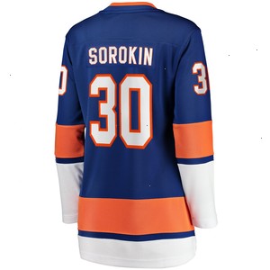 Ilya Sorokin New York Islanders Fanatics Branded Women's Home Breakaway Player Jersey - Royal