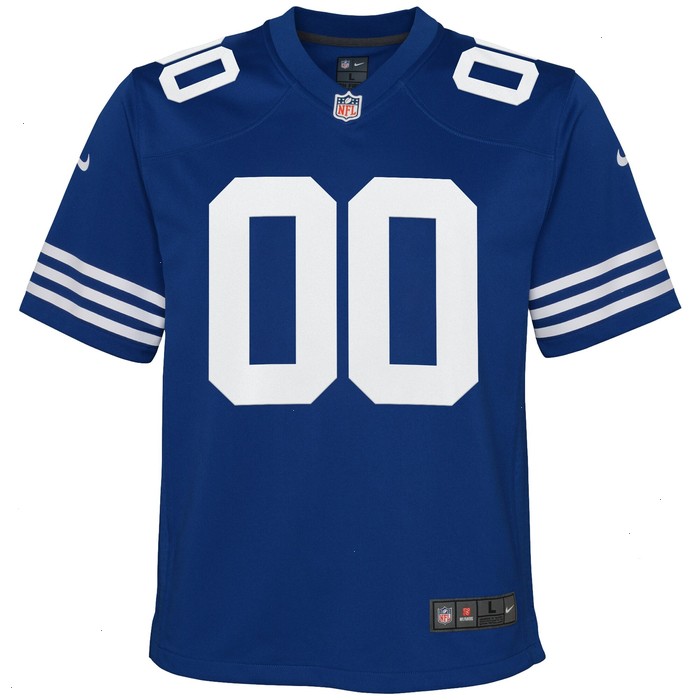 Indianapolis Colts Nike Youth Alternate Custom Game Jersey - Royal