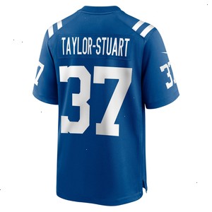 Isaac Taylor-Stuart Indianapolis Colts Nike Team Game Jersey - Royal