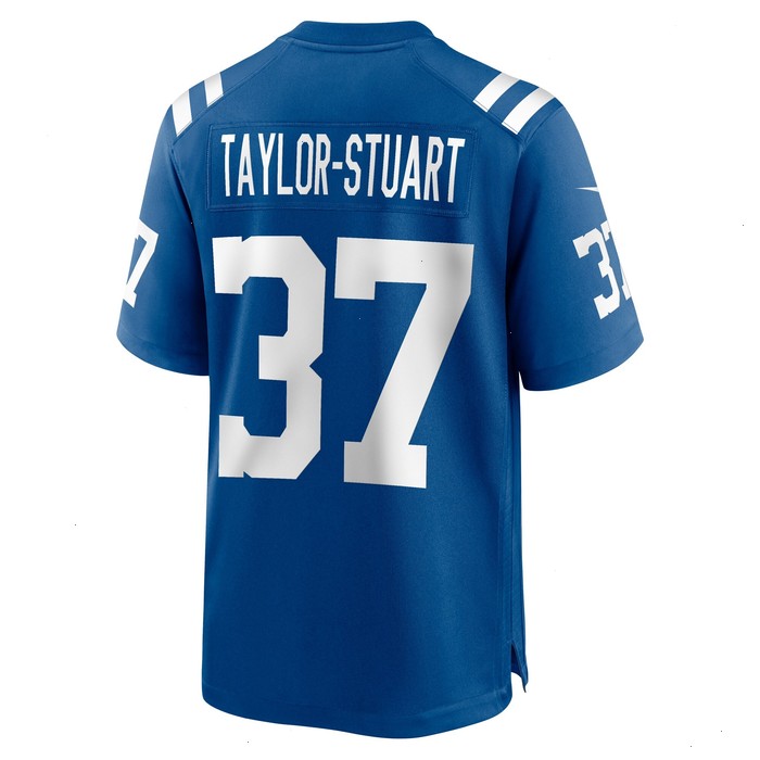 Isaac Taylor-Stuart Indianapolis Colts Nike Team Game Jersey - Royal