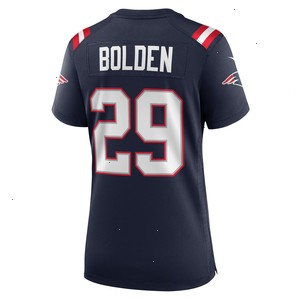 Isaiah Bolden New England Patriots Nike Women's Team Game Jersey - Navy