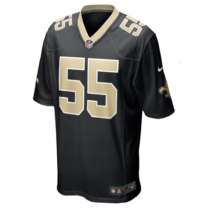 Isaiah Foskey New Orleans Saints Nike Team Game Jersey - Black