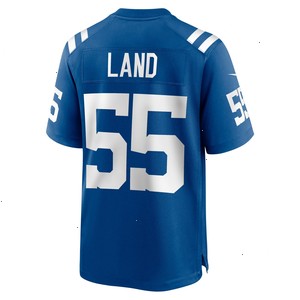 Isaiah Land Indianapolis Colts Nike Team Game Jersey - Royal V1