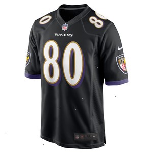 Isaiah Likely Baltimore Ravens Nike Alternate Game Jersey - Black