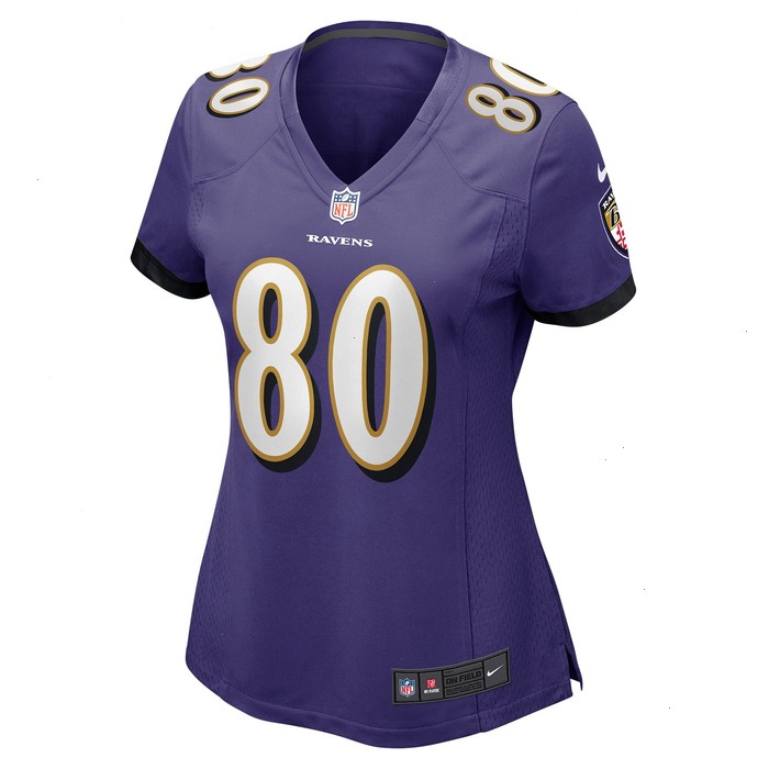 Isaiah Likely Baltimore Ravens Nike Women's Player Game Jersey - Purple