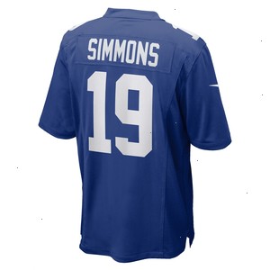 Isaiah Simmons New York Giants Nike Team Game Jersey - Royal