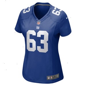 JC Hassenauer New York Giants Nike Women's Team Game Jersey - Royal