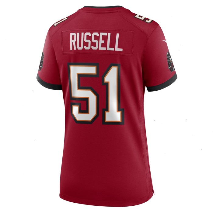 J.J. Russell Tampa Bay Buccaneers Nike Women's Game Player Jersey - Red