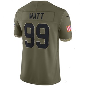 J.J. Watt Arizona Cardinals Nike 2022 Salute To Service Limited Jersey - Olive