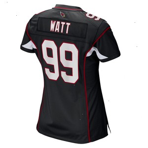 J.J. Watt Arizona Cardinals Nike Women's Alternate Game Jersey - Black