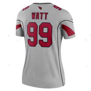 J.J. Watt Arizona Cardinals Nike Women's Inverted Legend Jersey - Gray