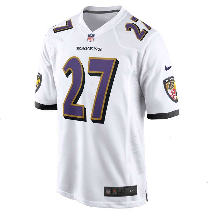 J.K. Dobbins Baltimore Ravens Nike Away Game Player Jersey - White