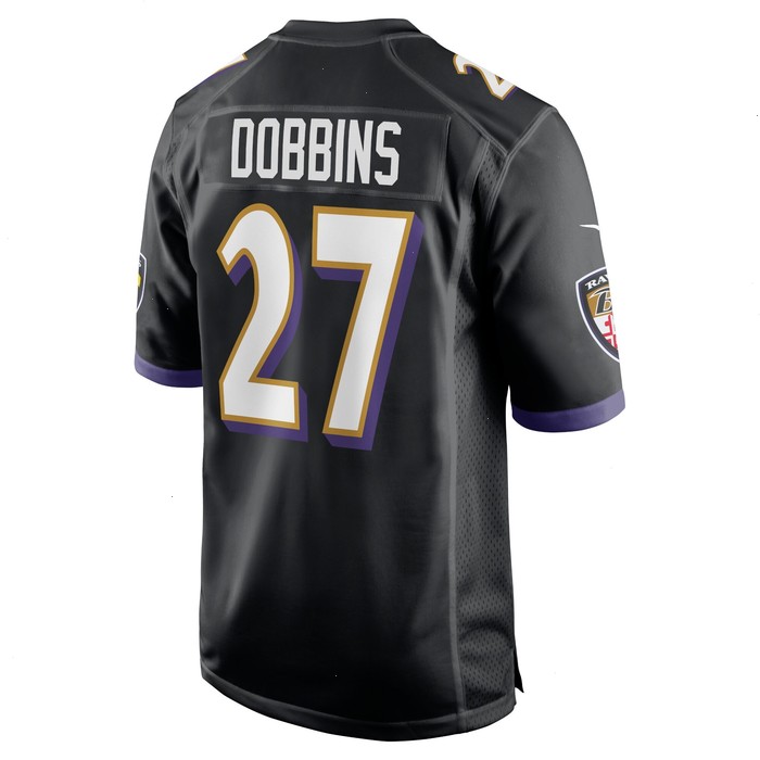 J.K. Dobbins Baltimore Ravens Nike Game Jersey - Black