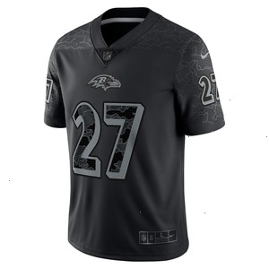 J.K. Dobbins Baltimore Ravens Nike RFLCTV Limited Jersey - Black