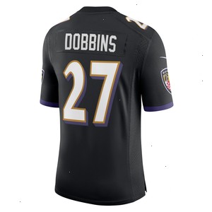 J.K. Dobbins Baltimore Ravens Nike Vapor Limited Jersey - Black