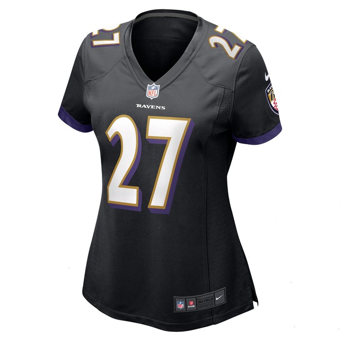 J.K. Dobbins Baltimore Ravens Nike Women's Game Jersey - Black