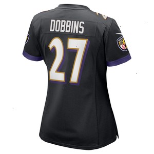 J.K. Dobbins Baltimore Ravens Nike Women's Game Jersey - Black