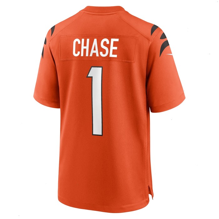 Ja'Marr Chase Cincinnati Bengals Nike Alternate Game Jersey - Orange