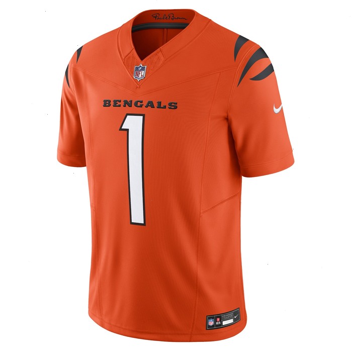 Ja'Marr Chase Cincinnati Bengals Nike Vapor F.U.S.E. Limited Jersey - Orange