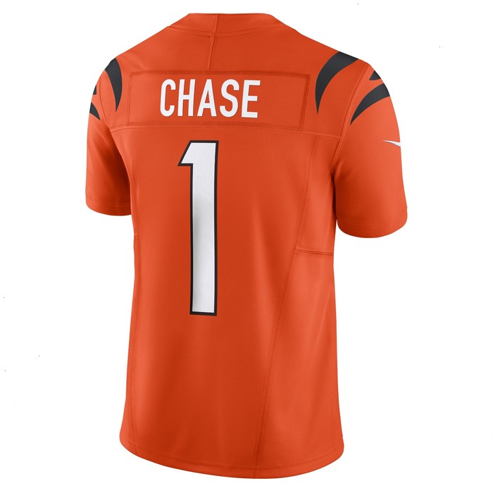 Ja'Marr Chase Cincinnati Bengals Nike Vapor F.U.S.E. Limited Jersey - Orange