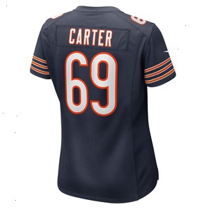 Ja'Tyre Carter Chicago Bears Nike Women's Game Player Jersey - Navy