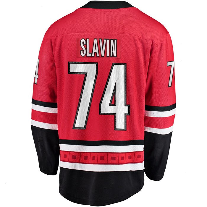 Jaccob Slavin Carolina Hurricanes Fanatics Branded Alternate Breakaway Player Jersey - Red