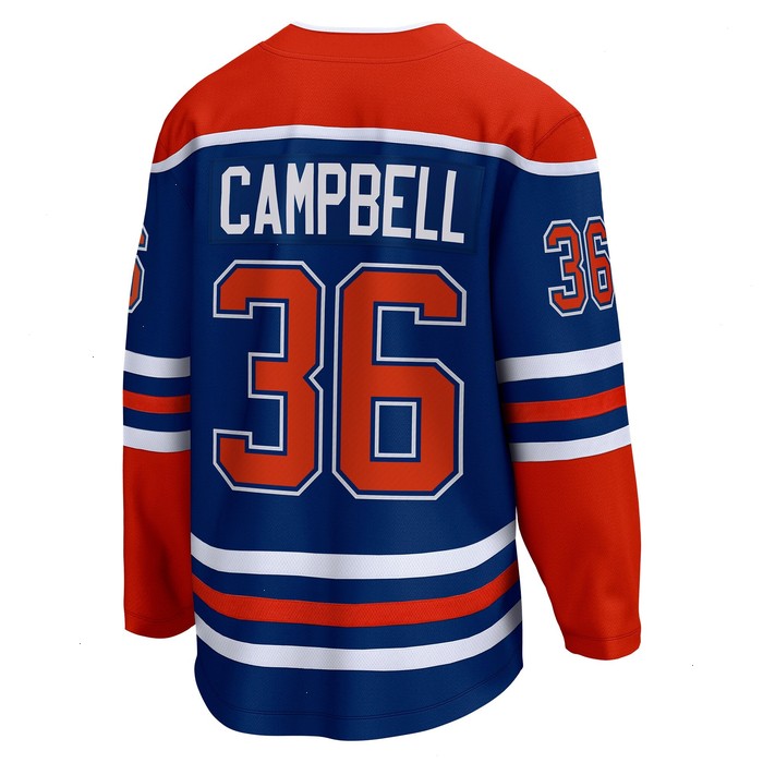 Jack Campbell Edmonton Oilers Fanatics Branded Home Breakaway Player Jersey - Royal