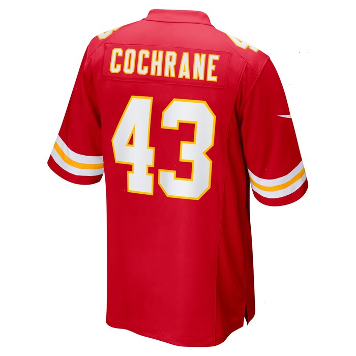 Jack Cochrane Kansas City Chiefs Nike Game Player Jersey - Red