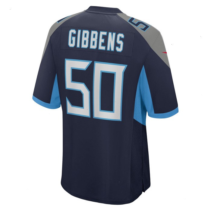 Jack Gibbens Tennessee Titans Nike Home Game Player Jersey - Navy