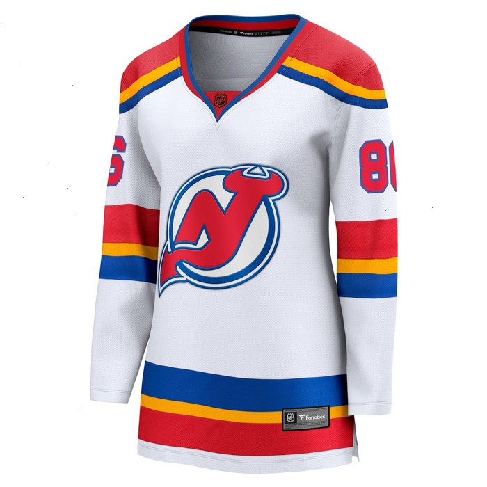 Jack Hughes New Jersey Devils Fanatics Branded Women's Special Edition 2.0 Breakaway Player Jersey - White