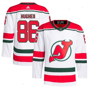 Jack Hughes New Jersey Devils adidas Primegreen Authentic Pro Player Jersey - White