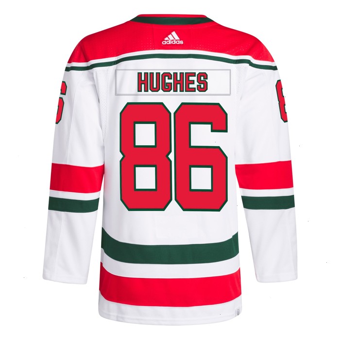 Jack Hughes New Jersey Devils adidas Primegreen Authentic Pro Player Jersey - White