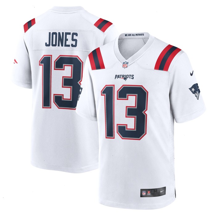 Jack Jones New England Patriots Nike Game Player Jersey - White