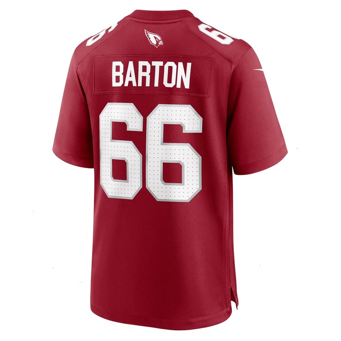 Jackson Barton Arizona Cardinals Nike Team Game Jersey - Cardinal