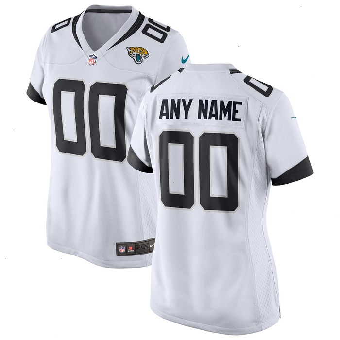 Jacksonville Jaguars Nike Women's Custom Game Jersey - White