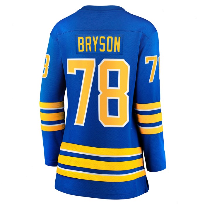 Jacob Bryson Buffalo Sabres Fanatics Branded Women's Home Breakaway Player Jersey - Royal