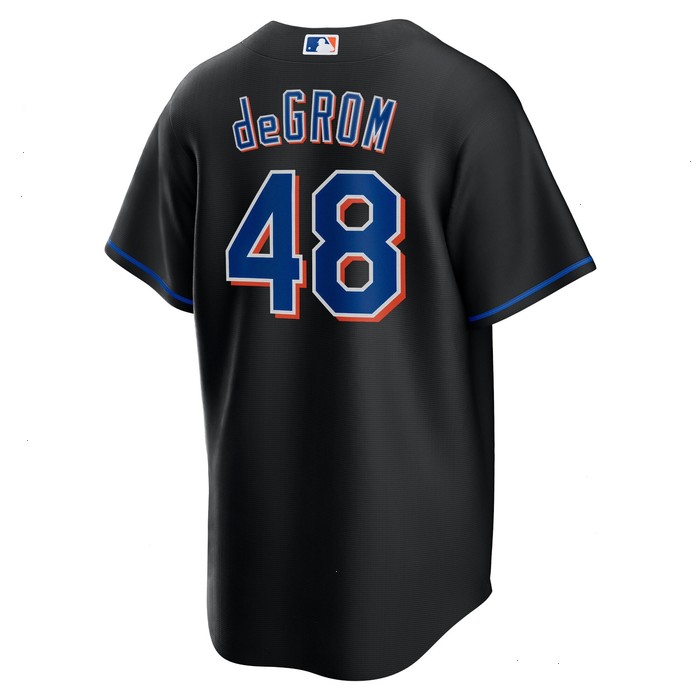 Jacob deGrom New York Mets Nike 2022 Alternate Replica Player Jersey - Black