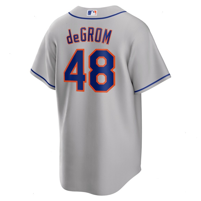 Jacob deGrom New York Mets Nike Road Replica Player Name Jersey - Gray