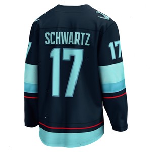 Jaden Schwartz Seattle Kraken Fanatics Branded Home Breakaway Player Jersey - Navy