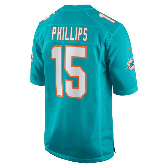 Jaelan Phillips Miami Dolphins Nike Game Player Jersey - Aqua