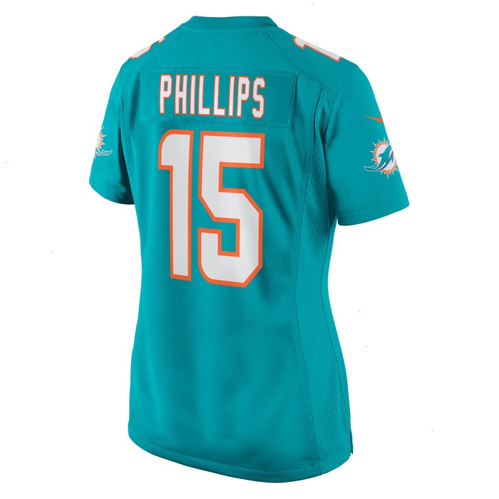 Jaelan Phillips Miami Dolphins Nike Women's Game Player Jersey - Aqua