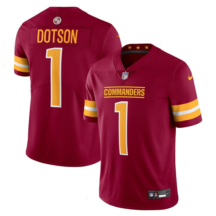 Jahan Dotson Washington Commanders Nike  Vapor Untouchable Limited Jersey - Burgundy