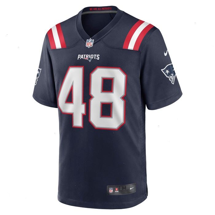 Jahlani Tavai New England Patriots Nike Game Player Jersey - Navy