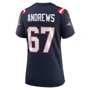 Jake Andrews New England Patriots Nike Women's Team Game Jersey - Navy